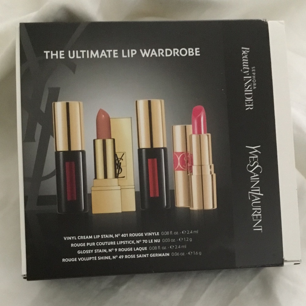 YSL lip wardrobe